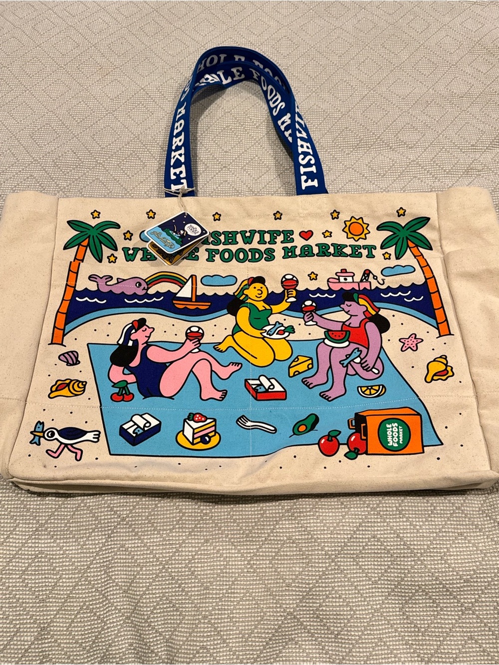 Whole Foods Market x Fishwife Extra large tote